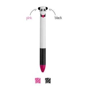 Legami Two Colour Ballpoint Pen Pink & Black