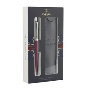Parker Jotter Core Portobello Purple CT BP & POUCH