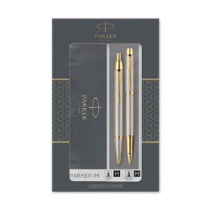 Σετ Δώρου Parker IM Duo Brushed Metal GT Fountain Pen & Ballpoint