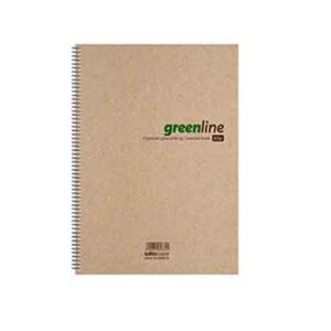Salko Paper Green Line Τετράδιο Σπιράλ A4 από 1-5 Θέματα