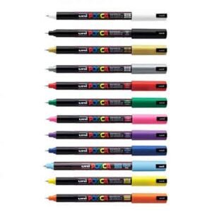 Uni Posca Μαρκαδόρος Ζωγραφικής PC 1MR