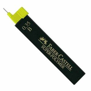 Faber-Castell 12 Μύτες Μολυβιού Super Polymer Πάχους 0.35mm Τύπου B