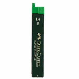 Faber-Castell 6 Μύτες Μολυβιού Super Polymer Πάχους 1.4mm Τύπου B