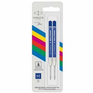 Parker Ανταλλακτικό Μελάνι για Στυλό Ballpoint Medium σε Μαύρο χρώμα