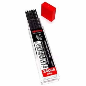 Rotring 24 Μύτες Μολυβιού Super Fine Πάχους 0.7mm Τύπου 2B
