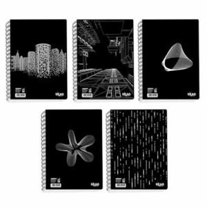 Skag Black & White Σπιράλ Τετράδιο Ριγέ Α4 3 Θεμάτων (Διάφορα Σχέδια)