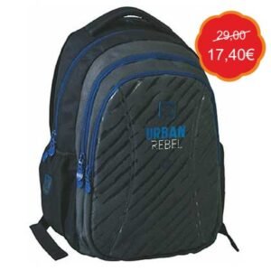 Unipap Urban Rebel Σχολική Τσάντα Πλάτης Γυμνασίου - Λυκείου