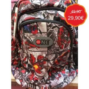 Lyc Sac One Σχολική Τσάντα Πλάτης Deadpool Marvel