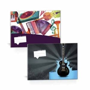 Unipap Τετράδιο Μουσικής 17x25 (Διάφορα-Σχέδια)
