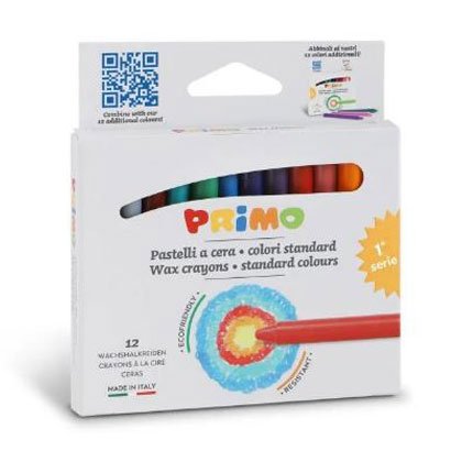 Primo Σετ Κηρομπογιές με 12 Χρώματα