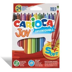 Carioca Joy Μαρκαδόροι Πλενόμενοι Σετ 24 Xρώματα