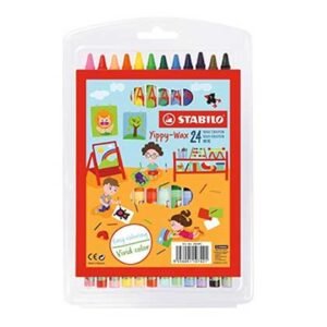 Stabilo Κηρομπογιές Σετ 24 Xρώματα