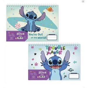 Disney Stitch Μπλοκ Ζωγραφικής Α4 30 Φύλλα (Διάφορα Σχέδια)