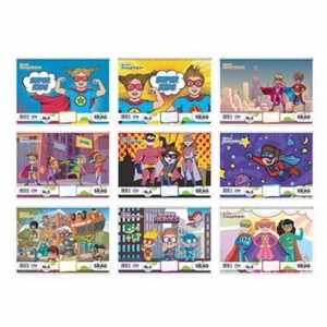 Skag Μπλοκ Ζωγραφικής A4 40 Φύλλα Νο5 (Διάφορα Σχέδια)