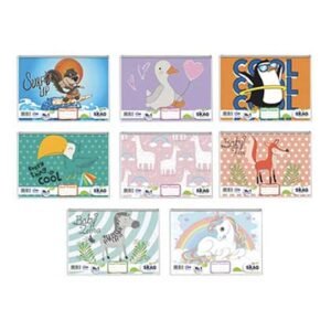 Skag Μπλοκ Ζωγραφικής με Αυτοκόλλητα A4 51 Φύλλα Νο1 (Διάφορα Σχέδια)