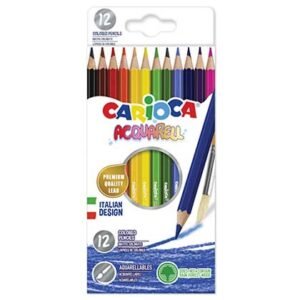 Carioca Aquarell Ξυλομπογιές Ακουαρέλας Σετ 12 Χρώματα