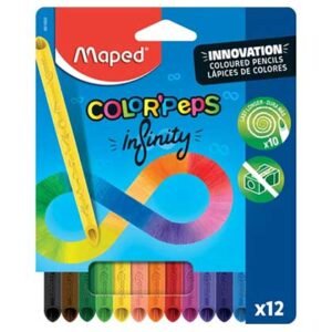 Maped Color’Peps Infinity Ξυλομπογιές Σετ 12 Χρώματα