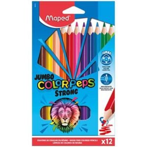 Maped Color'Peps Jumbo Strong Ξυλομπογιές Σετ 12 Χρώματα
