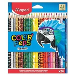 Maped Color’Peps Animals Ξυλομπογιές Σετ 12 Χρώματα