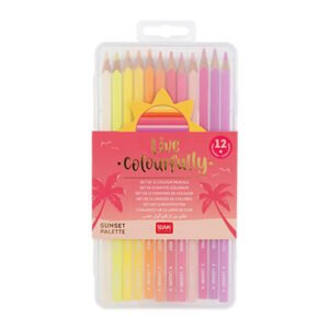 Legami Live Colourfully Sunset Palette Ξυλομπογιές Σετ 12 Χρώματα