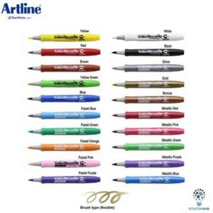 Artline Decorite Brush Μαρκαδόρος (Διάφορα Χρώματα)