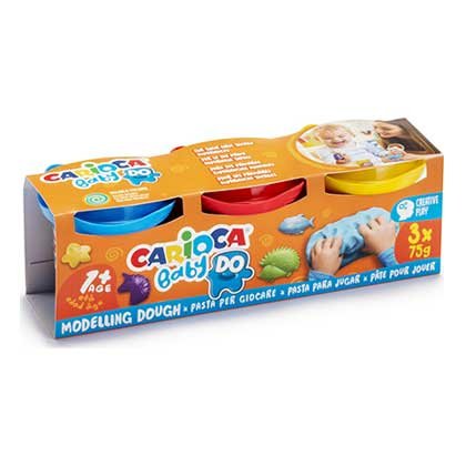 Carioca Baby Do Πλαστοζυμαράκια 1+ Ετών 3 Χρώματα 75gr