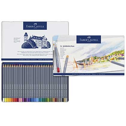 Faber-Castell Goldfaber Aqua Σετ Ξυλομπογιές Ακουαρέλας 36 Χρώματα