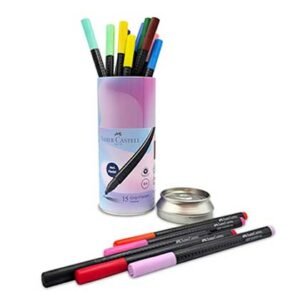 Faber-Castell Grip Finepen Μαρκαδόροι 0.4mm Αναψυκτικό Σετ 15τμχ