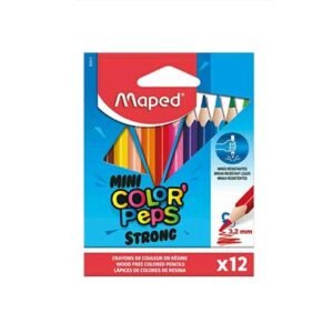 Maped Color’Peps Mini Strong Ξυλομπογιές Σετ 12 Χρώματα