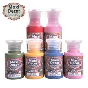 Maxi Decor Ακρυλικό Χρώμα Decoupage 60ml (Διάφορα-Χρώματα)