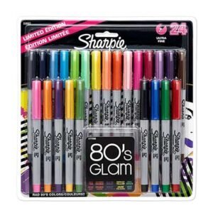 Sharpie Ανεξίτηλος Μαρκαδόρος 80s Glam Colors 24τμχ