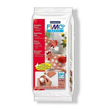 Staedtler Fimo Air Dry Πηλός Καφέ 500gr