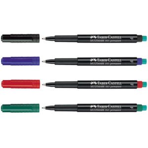 Faber-Castell Multimark Ανεξίτηλοι Μαρκαδόροι (F) 0.6 mm (Διάφορα Χρώματα)