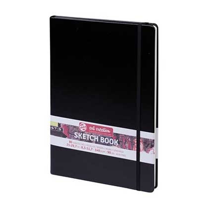 Royal Talens Μπλοκ Σχεδίου Μαύρο Α4 21×29.7cm 140gr/m² 80 Φύλλα