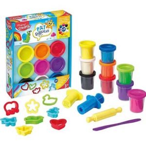 Maped Πλαστοζυμαράκια Σετ 9 Χρώματα 56gr & 12 Aξεσουάρ