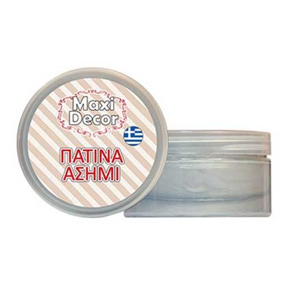 Maxi Decor Πατίνα Decoupage Ασημί 100ml