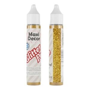 Maxi Decor Στυλό Glitter 28ml (Διάφωρα Χρώματα)
