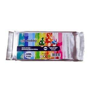 Ex-Hobby Air Dry Πηλός Λευκός 500gr