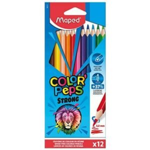 Maped Color’Peps Strong Ξυλομπογιές Σετ 12 Χρώματα
