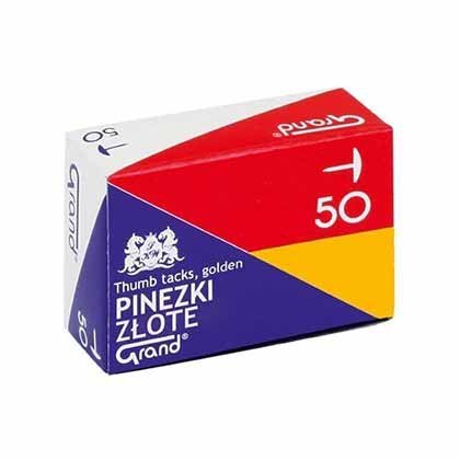 Grand Πινέζες Χρυσές 50τμχ